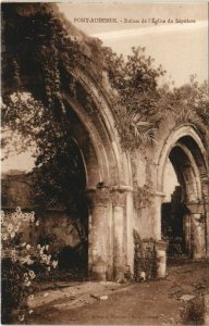 CPA PONT-AUDEMER Ruines de l'Eglise du Sepulcre (1160799)