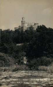 Czech Republic Jizni Cechy Zámek Hluboka nad Vltavou RPPC 06.87