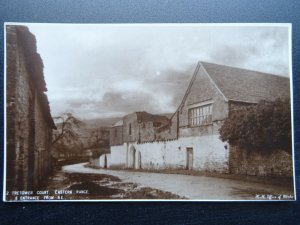 Wales Crickhowell TRETOWR COURT Eastern Range & Entrance - Old RP Postcard