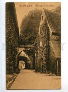 246852 GERMANY Stralsund Torweg Joh.Kloster Vintage postcard