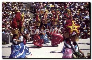 Postcard Modern Chinas Oaxaquenas Region Valle De Mexico Oaxaca Folklore