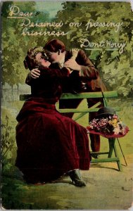 Romantic Couple Detained On Pressing Business