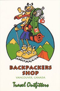Backpackers Shop Vancouver British Columbia Canada