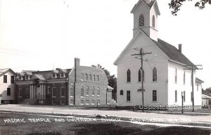 Masonic Temple and Unitarian Church - Mukwonago, Wisconsin WI  
