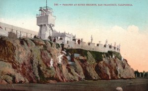 Vintage Postcard 1910s View of Parapet At Sutro Heights San Francisco California
