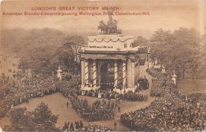 uk38101 london great victory march constitution hill london real photo lot 15 uk