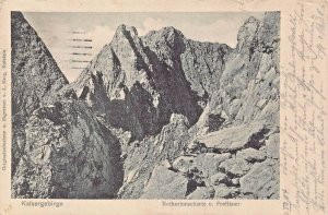 KAISERGEBIRGE BAVARIA GERMANY~ROTHERINNSCHARTE u FREFFAUER~1904 A KARG POSTCARD