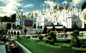 Disneyland Anaheim It's A Small World After All Chrome Postcard 08.71