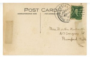 ME -Dixfield. High Street         *RPPC