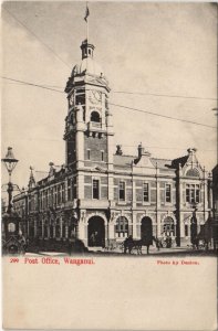 PC NEW ZEALAND, POST OFFICE, WANGANUI, Vintage Postcard (B41709)