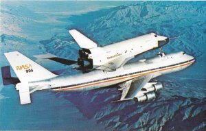 The N A S A 747 Transporter & Space Shuttle Enterprise Edwards Air Force Base