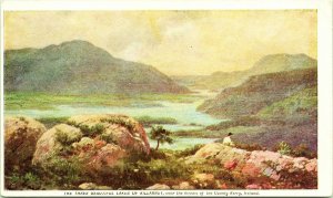 Killarney Lake Ireland Prudential Insurance Newark NJ advertising Postcard