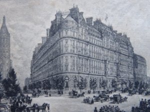 London THE HOTEL METROPOLE c1904 UB Postcard