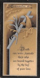 Approx. Size: 2 x 4 Ivy T Smith Prayer Died May 22, 1926 Late 1800's Tradecar...