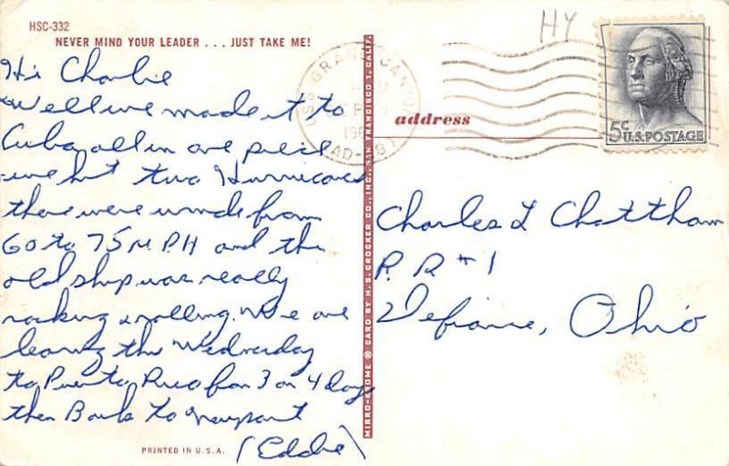 Guantanamo Bay Cuba Postcard