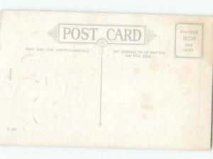 Pre-Linen New Year MAN RINGS BELL AB2416