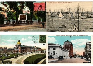 USA MASSACHUSETTS MA 146 Vintage Postcards (L2617) 