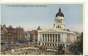 Nottinghamshire Postcard - City Centre & Council House - TZ11547