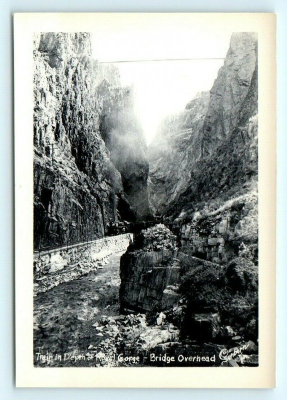 c1940s Royal Gorge, CO x8 Real Photos Pack Souvenir Highest Bridge Vtg Lot A20 