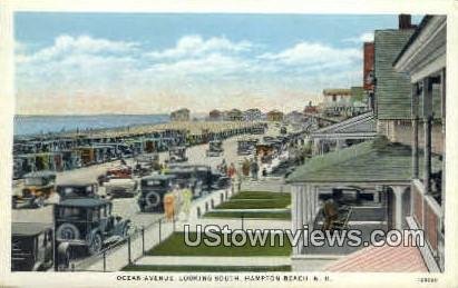 Ocean Ave in Hampton Beach, New Hampshire