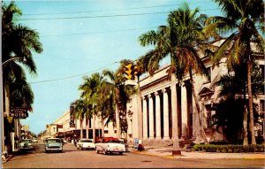 Florida Fort Myers First Street Showing Open Air Post Office