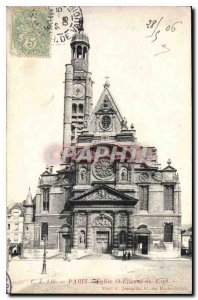 Postcard Old Paris Church St Etienne du Mont