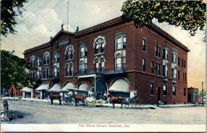 Postcard The Davis House in Sullivan, Indiana~715