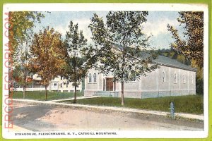 af3585 - JUDAICA vintage postcard: USA - New York - Synagogue-