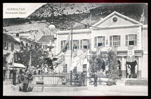 dc1114 - GIBRALTAR Postcard 1910s Commercial Square