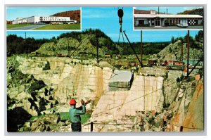 Postcard VT Rock Of Ages Granite Quarry Barre Vermont Vintage Standard View Card