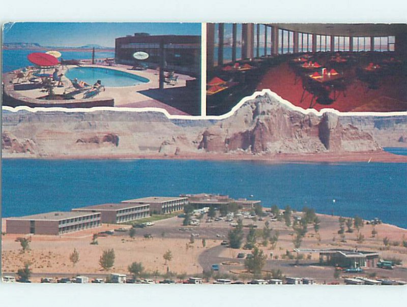 Pre-1980 LODGE MOTEL SCENE Lake Powell - Near Page Arizona AZ AE0600