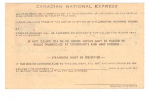 Elizabeth II 4 Cent Postal Stationery Canada National Express 1959 New Brunswick