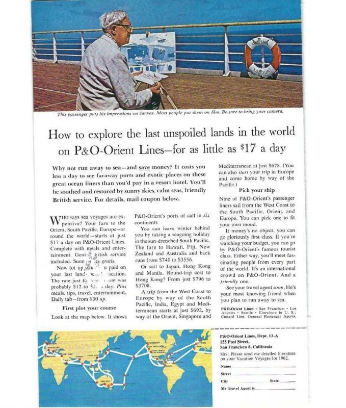 Vintage Magazine Ad - 1962 Ford Thunderbird