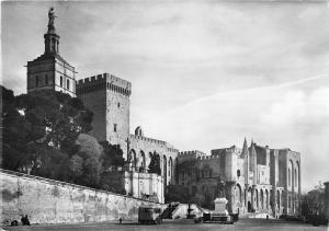 B105842 France Avignon Le Palais des Papes Facade Occidentale