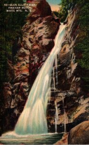 New Hampshire White Mountains Pinkham Notch Glen Ellis Falls 1946