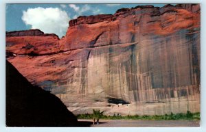 CANYON DE CHELLY, AZ  ~ WHITE HOUSE RUIN  c1950s Native American  Postcard