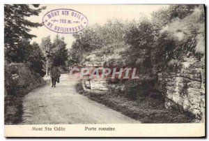 Old Postcard Mont Sainte Odile Roman Gate