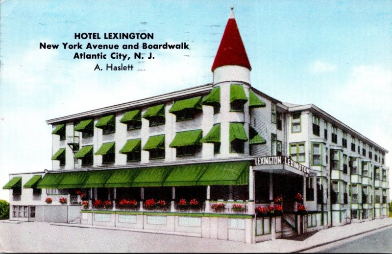 New Jersey Atlantic City Hotel Lexington 1960