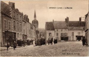 CPA AK ARTENAY - Le Marché (271478)