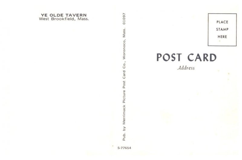 Massachusetts  West Brookfield , Ye Olde Tavern