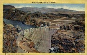 Boulder Dam From Elks' Point in Hoover (Boulder) Dam, Nevada