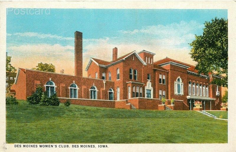 IA, Des Moines, Iowa, Women's Club, Tichnor No. 95437