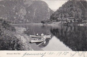 New York Canoeing At Delaware Water Gap 1915