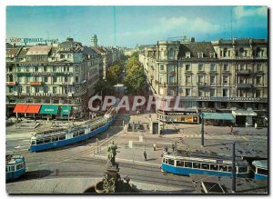 Postcard Modern Zuerich Bahnhofstrasse