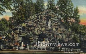 Grotto of Lourdes, St. Mary Woods College - Terre Haute, Indiana IN  