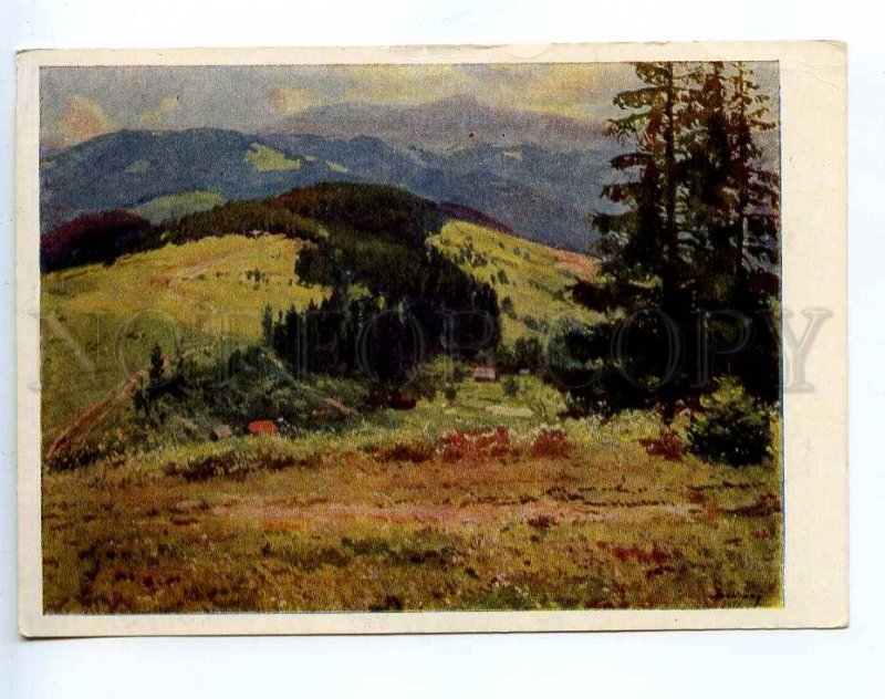 216623 UKRAINE BOKSHAY mountains old postcard