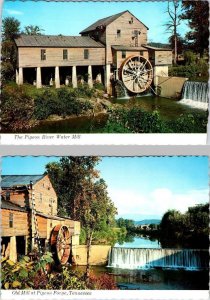 2~4X6 ca1970's Postcards Pigeon Forge, TN Tennessee  PIGEON RIVER WATER MILL