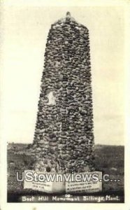 Real Photo - Boot Hill Monument in Billings, Montana