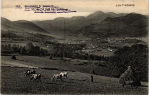 CPA BAGNERES-de-BIGORRE Une vue sur la Vallée de Campan Monne (414715)