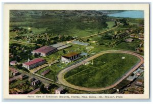 c1940's Aerial View of Exhibition Grounds Halifax Nova Scotia Canada Postcard